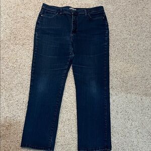 Lee Women's Straight Leg Jeans - Dark Blue